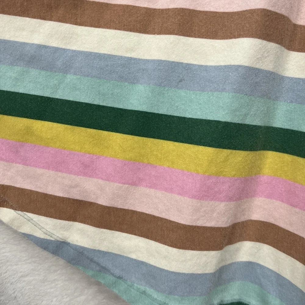 Hanna Andersson Skater Dress Girls 6-7 Striped Pockets Spring Summer Casual